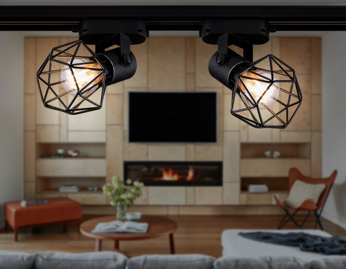 Трековый однофазный светильник со сменной лампой Ambrella light GL5002