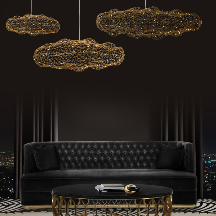 Подвесной светильник LOFT IT Cloud 10247/350 Gold