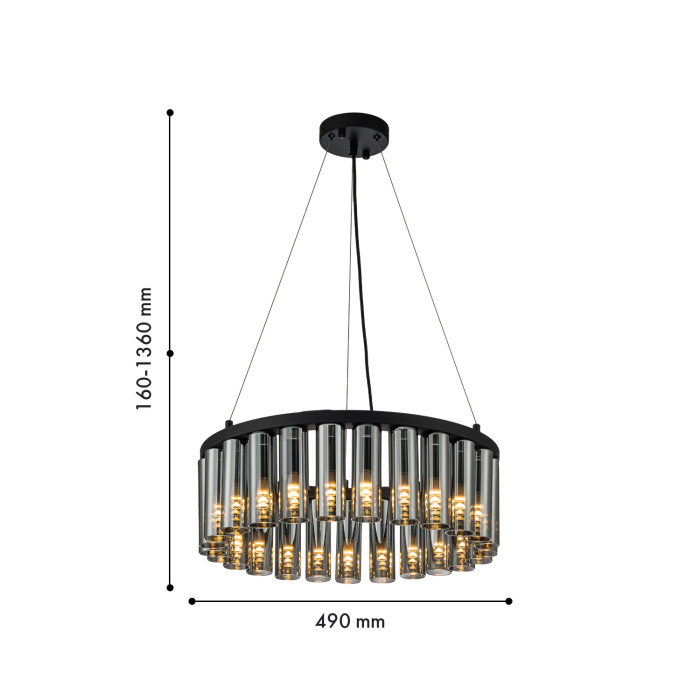 Подвесная люстра Favourite Slang 4504-25P