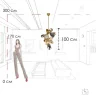 Подвесная люстра Loft it Britannica 10401/600M