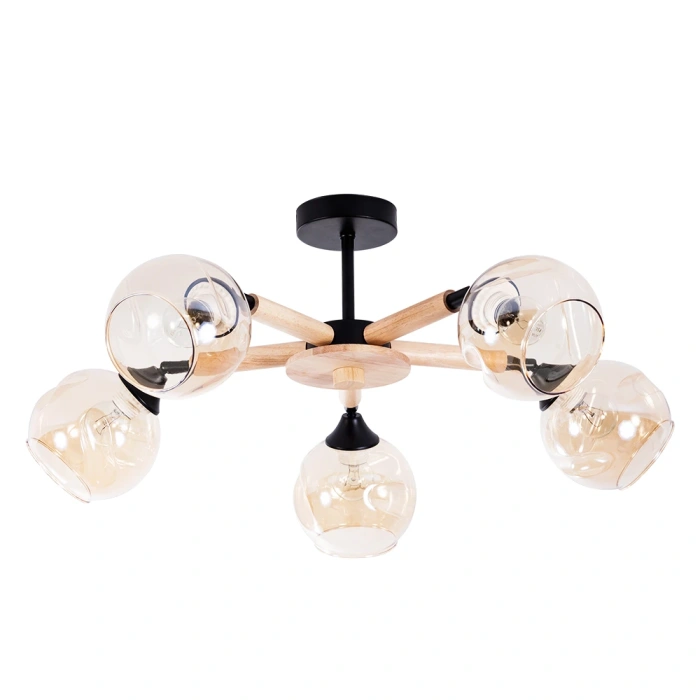 Люстра на штанге Arte Lamp BRANSON A4370PL-5BR