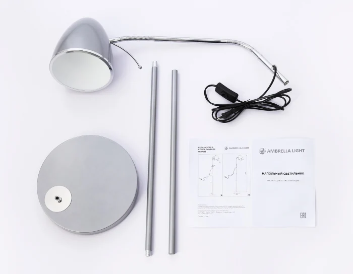 Светильник напольный с выключателем на проводе Ambrella light TR97685