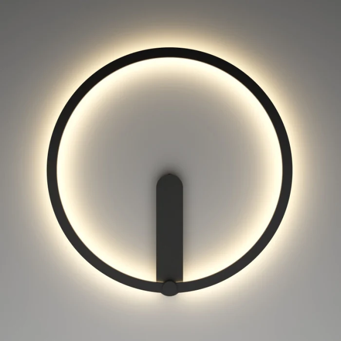 Настенный светодиодный светильник Denkirs Round DK5035-BK