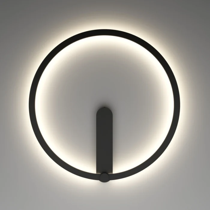 Настенный светодиодный светильник Denkirs Round DK5035-BK