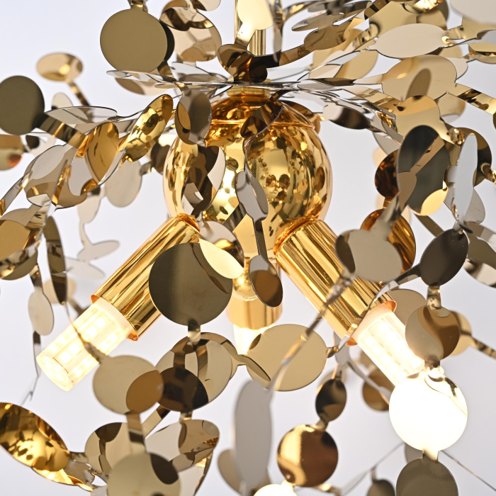 Люстра Tezani Argent Suspension Pendant lamp 40 Gold ImperiumLoft
