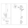 Подвесной светильник HIGH LIGHT AMBRELLA LIGHT LH55208