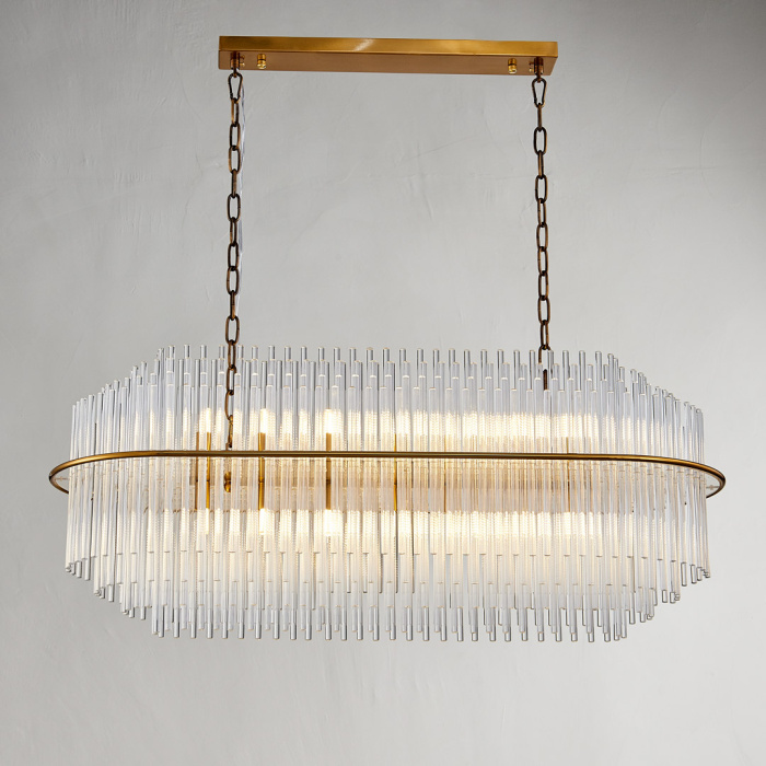 Люстра Cloyd VACOMBE-B C14 / L100 см - латунь (арт.10781)