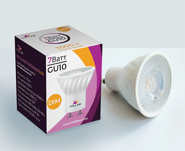 Светодиодная лампа ITALLINE TP GU10/7W/3000K DIM