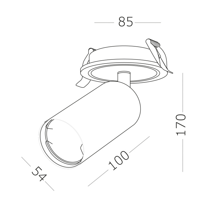 Встраиваемый светильник ST LUCE ST303.508.01