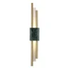 Бра Crystal Lux CARTA AP6W LED GREEN/BRASS