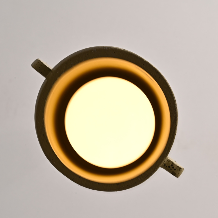 Подвесной бетонный светильник SKOVL B Песочный ImperiumLoft