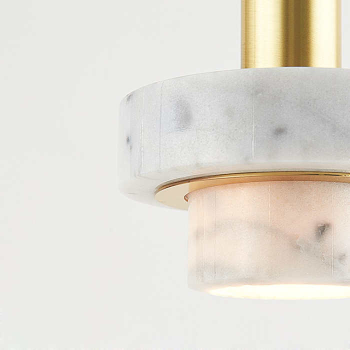 Подвесной светильник CADIS Белый мрамор ImperiumLoft