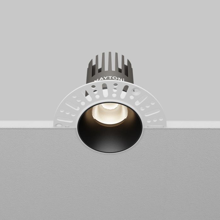 Встраиваемый светильник Maytoni Dip DL124-10W-4K-TRS-B