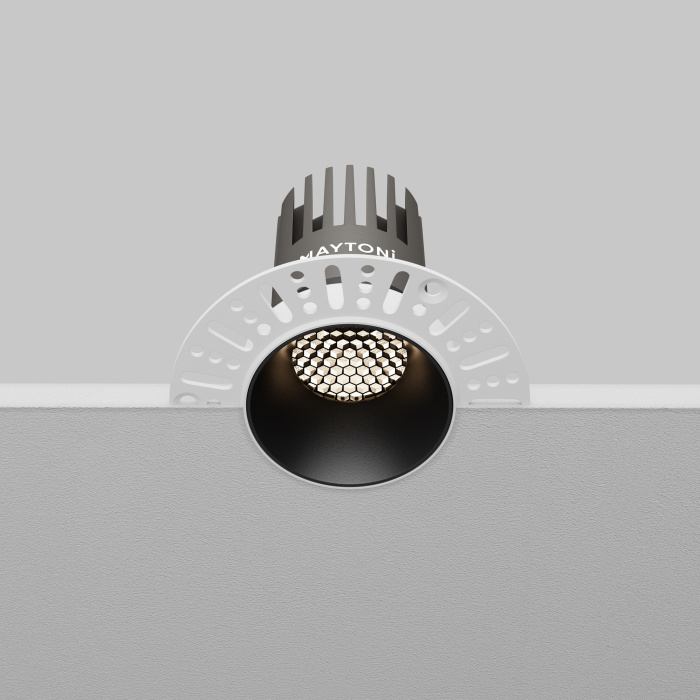 Встраиваемый светильник Maytoni Dip DL124-10W-4K-TRS-B