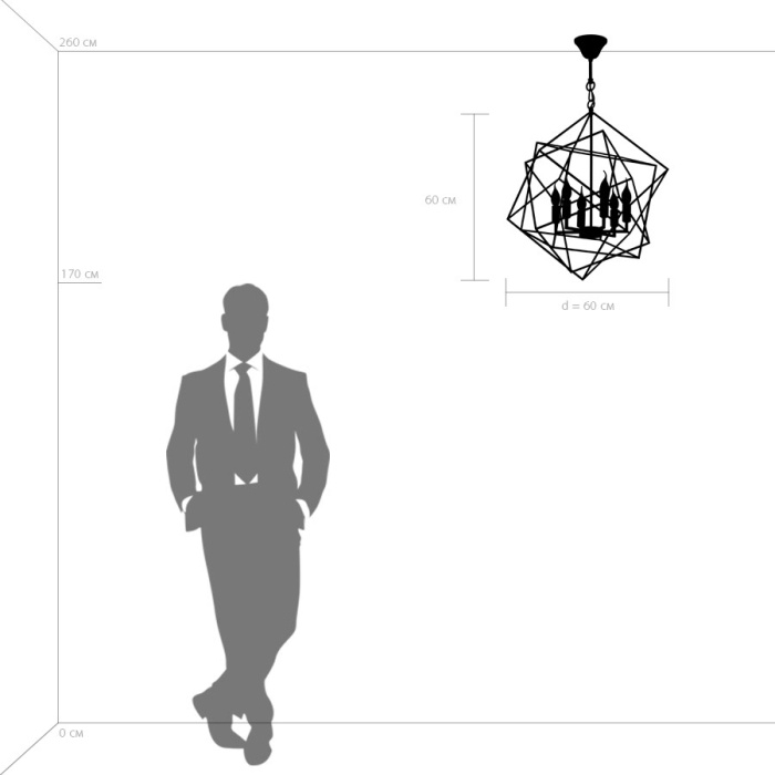 Подвесная люстра GABBIA LIGHTSTAR 732267