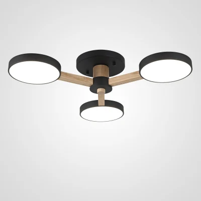 Потолочная люстра TURNA 3 Black ImperiumLoft