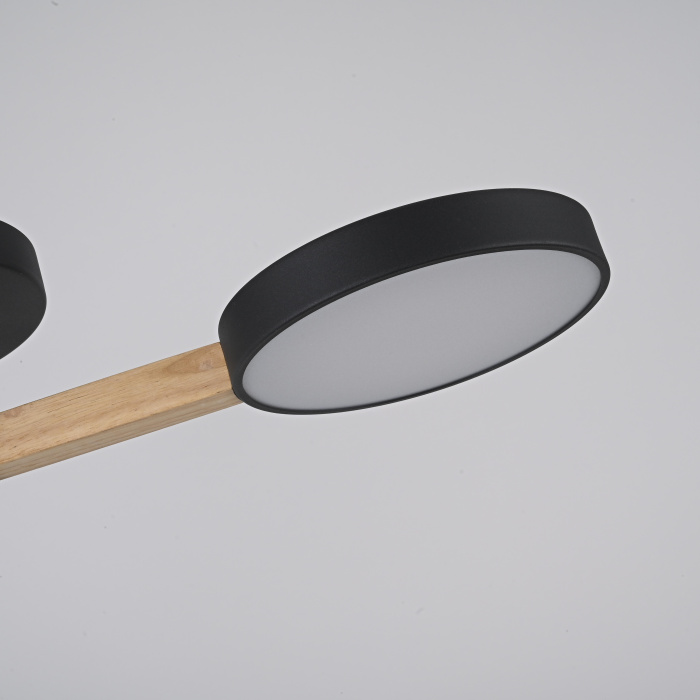 Потолочная люстра TURNA 3 Black ImperiumLoft