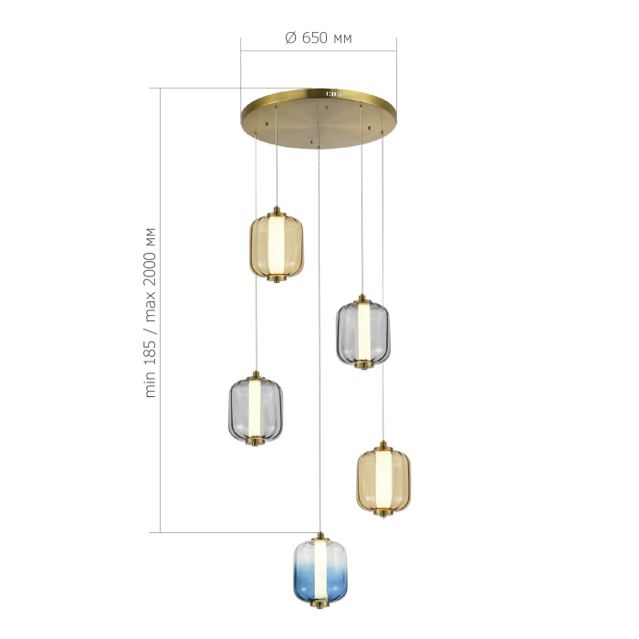 Подвесной светильник ST LUCE SUMMER SL1193.303.05