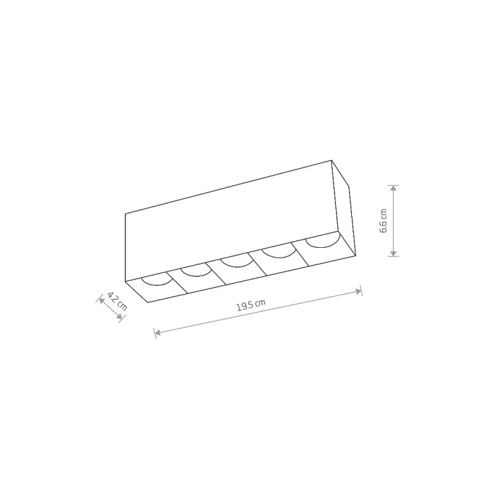 Накладной светильник Nowodvorski Midi Led White 10052