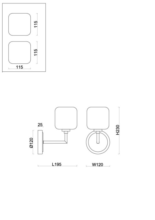 Бра Freya Tender FR5373WL-01BS