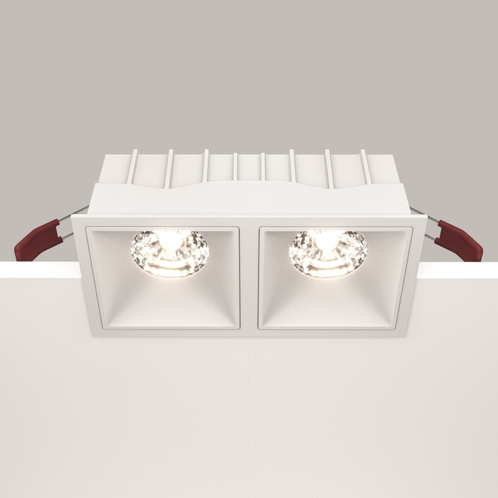 Встраиваемый светильник Maytoni Alfa LED DL043-02-15W4K-D-SQ-W