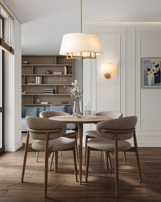 Люстра на штанге Freya Graceful FR2042CL-03N