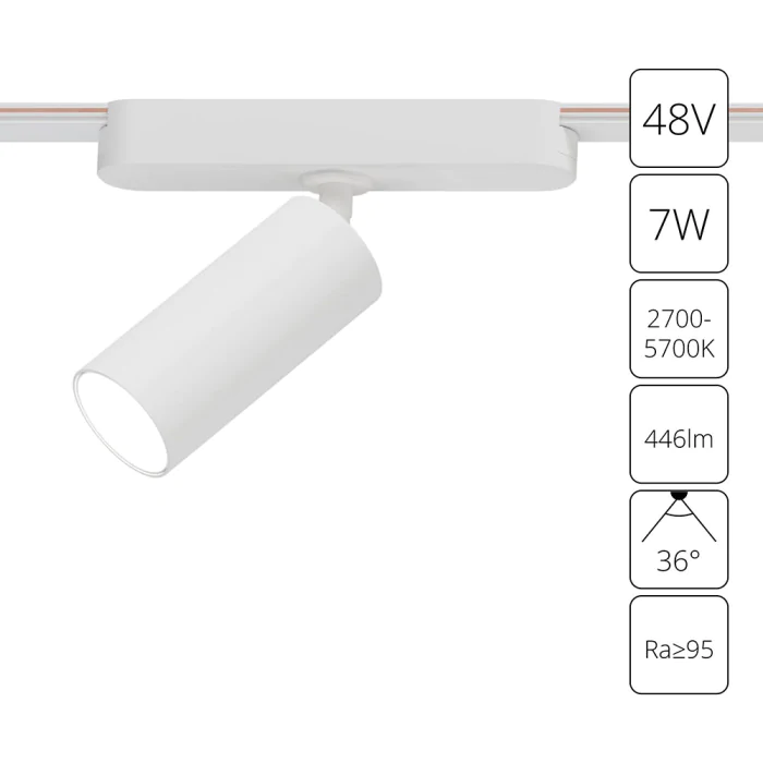 Магнитная трековая система Arte Lamp RAPID A2956PL-1WH
