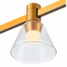 Магнитный трековый светильник FARM Золотистый LED 1*3W 3000K 89Lm Ra90 120 IP20 D90xH10 ST814.206.03