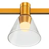 Магнитный трековый светильник FARM Золотистый LED 1*3W 3000K 89Lm Ra90 120 IP20 D90xH10 ST814.206.03
