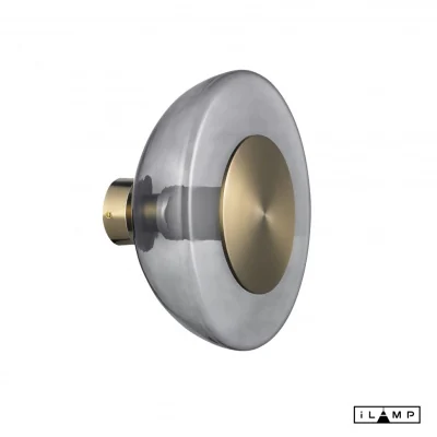 Настенный светильник iLamp STEREO 9285W GOLD&amp;SMOKY