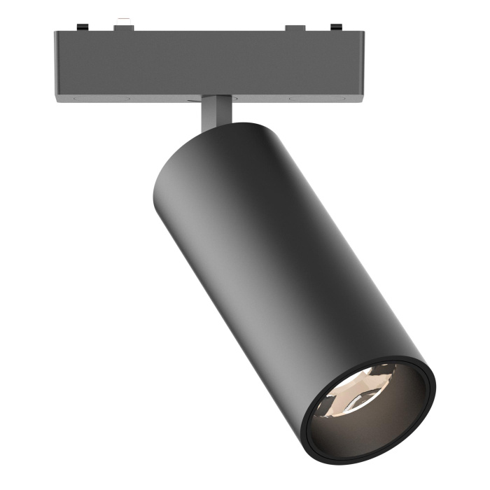 Магнитный трековый светильник Черный LED 1*18W 4000K 1 060Lm Ra>90 IP20 D55xH135 48V ST677.446.18