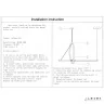 Подвесной светильник iLedex ZOOM 8075P/S-18W-3000K MATT BLACK&WHITE