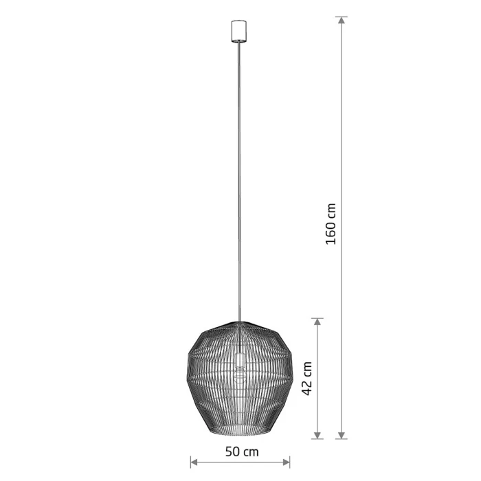 Подвесная люстра Nowodvorski Haiti M Wood 11167