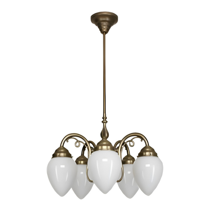 Люстра на штанге Berliner Messinglampen D215-123opB