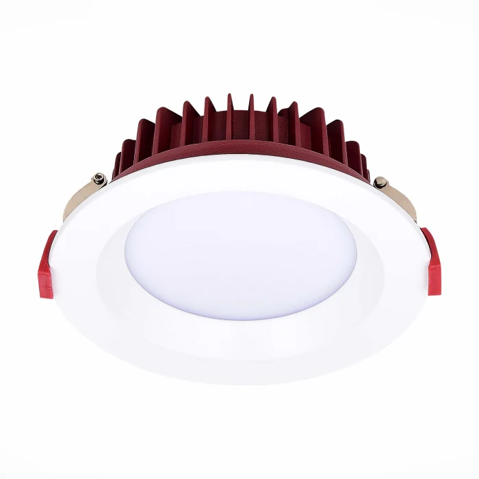 Светильник встраиваемый Белый LED 1*7W 4000K 560Lm Ra80 100° IP44 D115xH47 100-240VV ST752.548.07