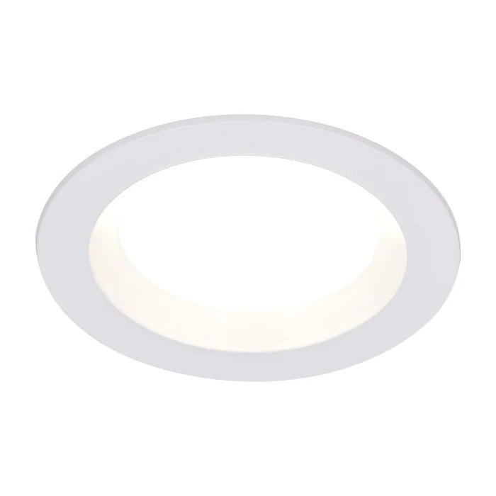 Светильник встраиваемый Белый LED 1*7W 4000K 560Lm Ra80 100° IP44 D115xH47 100-240VV ST752.548.07