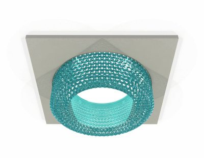 Комплект встраиваемого светильника с композитным хрусталем Ambrella light XC7633023