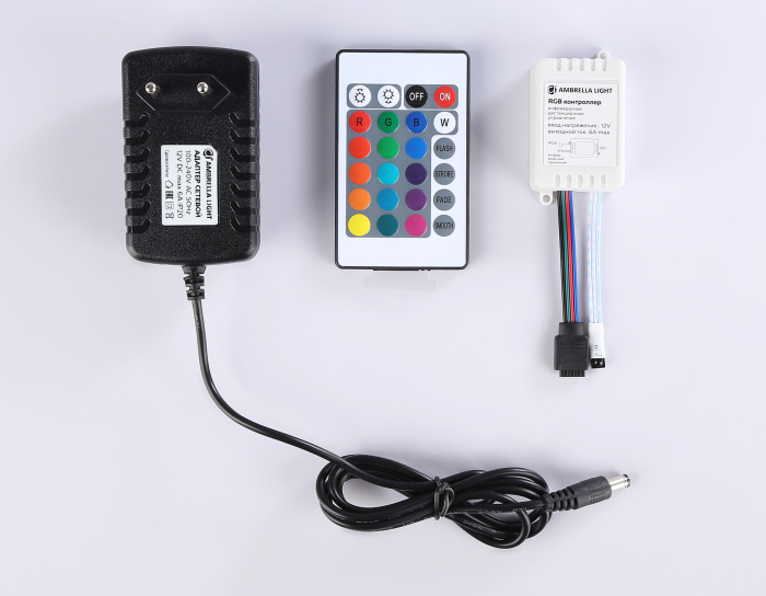 Комплект светодиодной ленты RGB Ambrella Light 5m GS2402 5050 60Led /14.4W m/ 12V IP20 RGB 5m Ambrella light GS2402