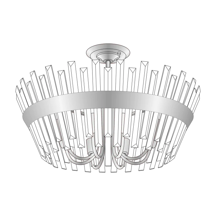 Люстра потолочная Citilux Вестерос CL307180