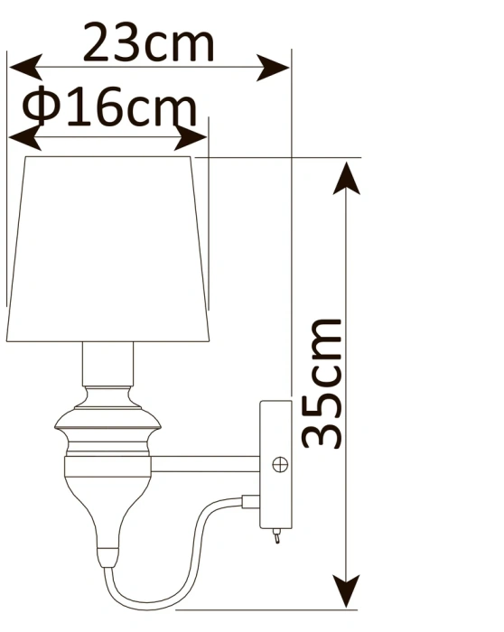 Бра Arte Lamp SERGIO A3326AP-1WH