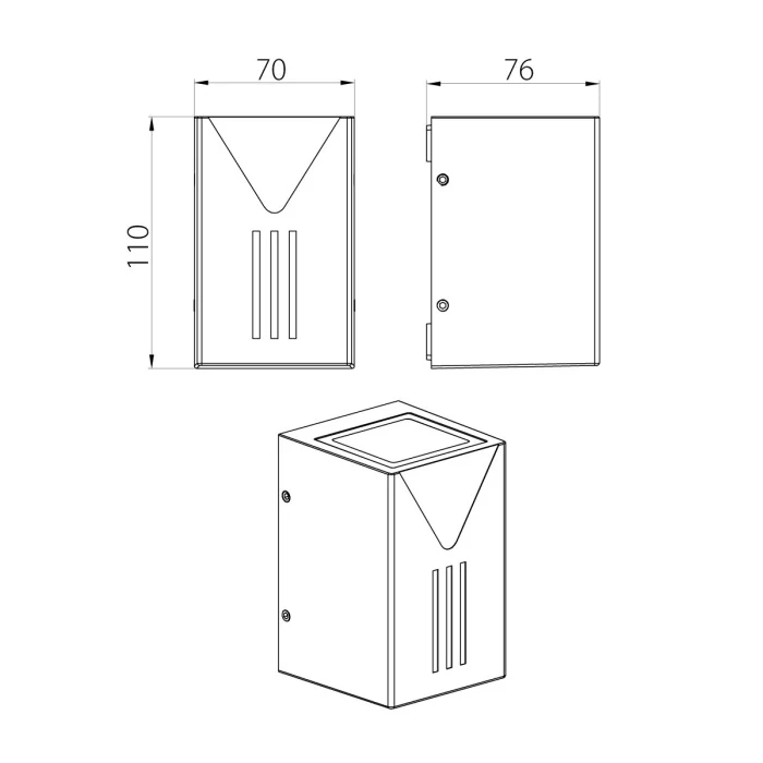 Настенный фонарь Natural Concepts Dwell NC-003333-DG