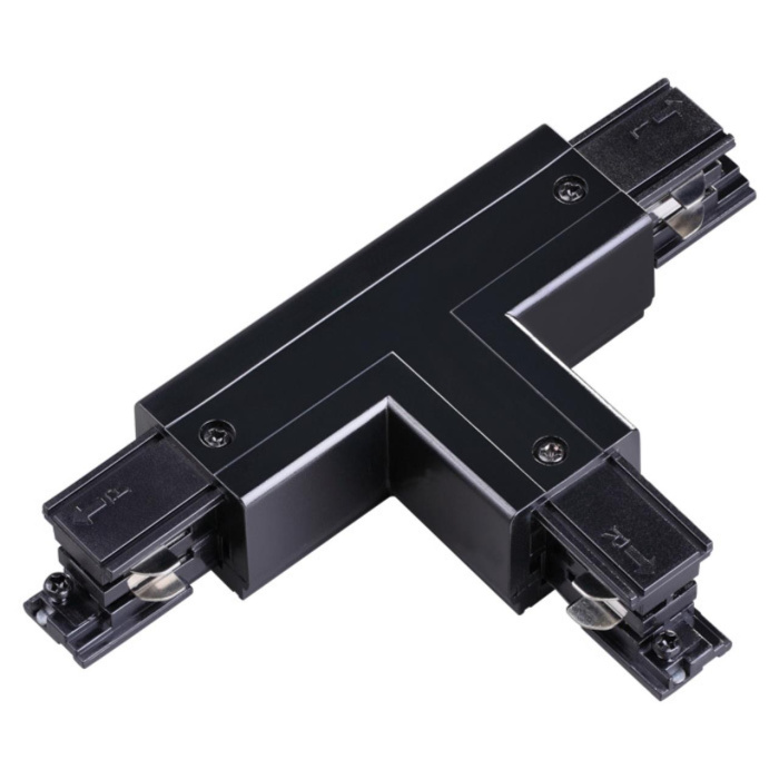 Соединитель "T" левый внутренний с токопроводом для трёхфазного шинопровода Novotech 135061