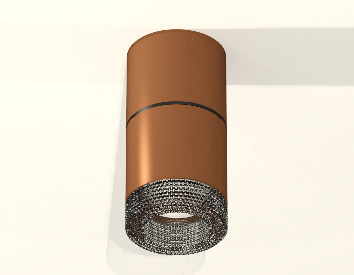 Комплект накладного светильника с композитным хрусталем Ambrella light XS7404042