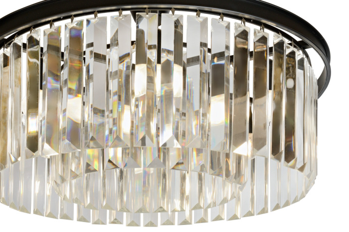 Подвесная люстра iLamp Triumph 6102-600 Черная