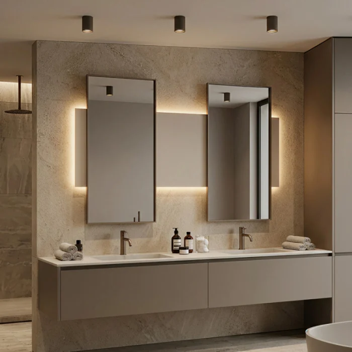 Влагозащищенный светильник Denkirs Farum DK3007-BK