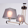 Подвесная люстра с абажуром и хрусталем Ambrella light TR4614