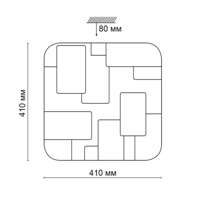 Настенно-потолочный светильник SONEX NORES 2085/DL