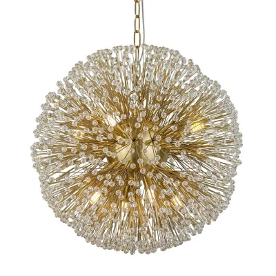 Подвесная люстра L&#039;Arte Luce Luxury Dunkirk L28508 с элементами из хрусталя