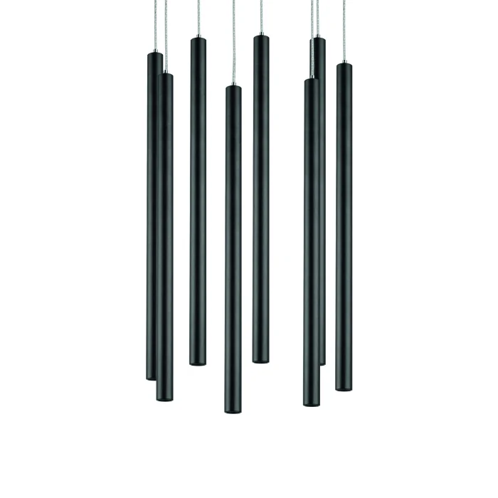 Подвесная люстра TUBO LED 40W 2560LM 25G ЧЕРНЫЙ 4000K Lightstar L8T747247