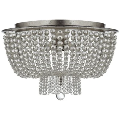 Люстра JACQUELINE CLEAR FLUSH-MOUNT Crystal ImperiumLoft